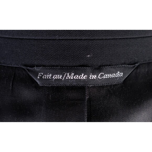 Savile Row 2-Pcs Suit Solid Black Blazer Jacket Pants 42R Short Pants 40X26 - Picture 13 of 16